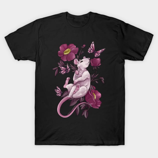 Floral Rat T-Shirt by Sam Sawyer